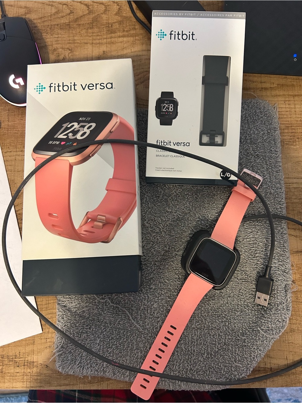 Fitbit Versa 2 Smartwatch - Pink